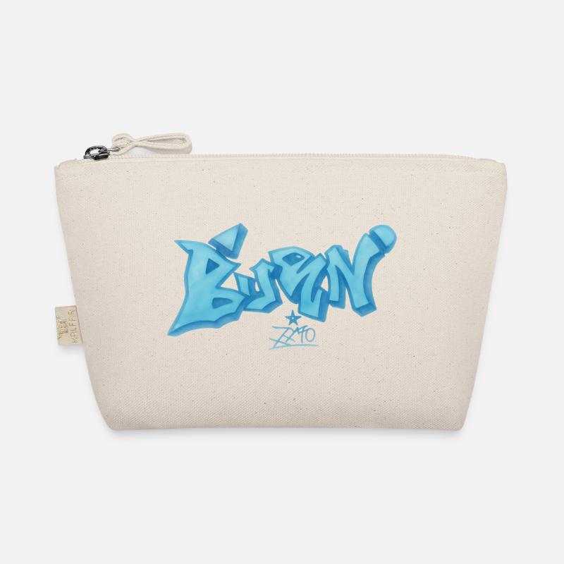 Style graffiti bleu Bevin Trousse biologique