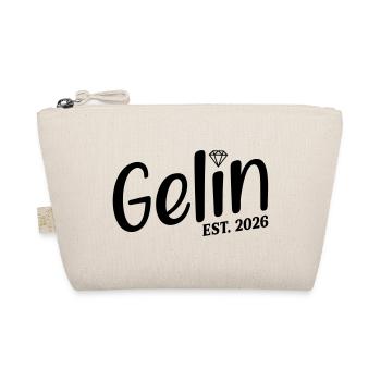 Türkische Hochzeit 2026 Gelin - Bio-Täschchen - Natur - Vorne
