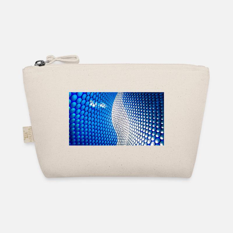 Cobalt Bubblewave Abstract Organic Pouch