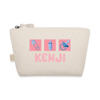 Motif Kenji Bébé : Sucette à biberon - Trousse biologique - nature - Devant
