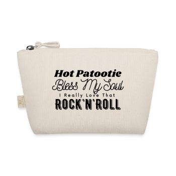 Hot Patootie Rock'n'Roll Song – Anpassbare Farbe - Bio-Täschchen - Natur - Vorne
