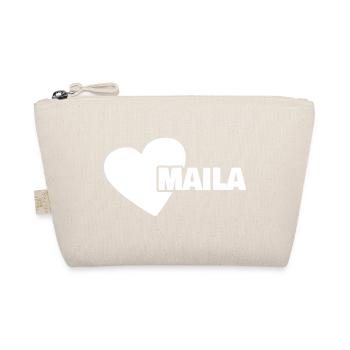 Gift for Maila - Organic Pouch - nature - Front