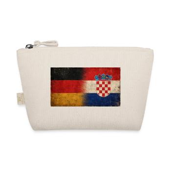Drapeau d’amitié Allemagne Croatie - Trousse biologique - nature - Devant