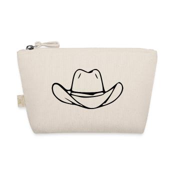 Cowboy Cowboyhut Linedance Geschenk  - Bio-Täschchen - Natur - Vorne