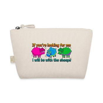 With the sheep - Organic Pouch - nature - Front