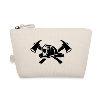 Firefighter Helmet Aexte Logo - Organic Pouch - nature - Front