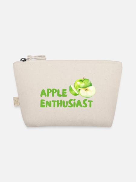 Apple Enthusiast – Green Style - Organic Pouch - nature
