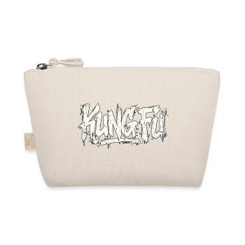 Kung Fu Handwriting Graffiti - Organic Pouch - nature - Front