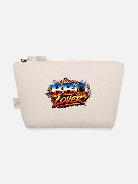 BBQ Lover Flammen Logo - Bio-Täschchen - Natur