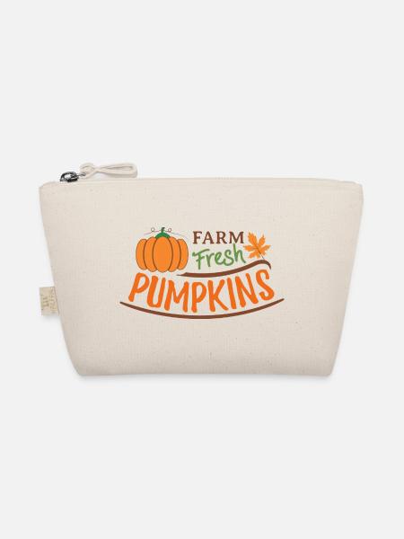 Farm Fresh Pumpkins Design - Bio-Täschchen - Natur