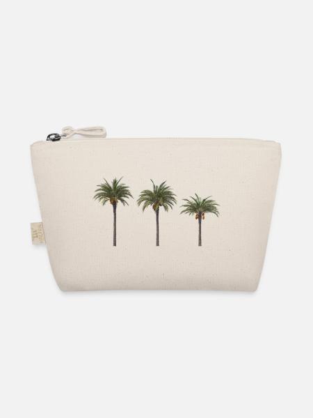Palm Trees – Tropisches Sommer‑Design - Bio-Täschchen - Natur