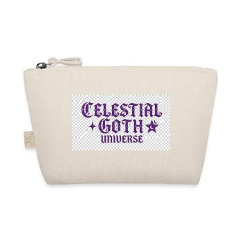 Celestial Goth Universe Typografie - Bio-Täschchen - Natur - Vorne