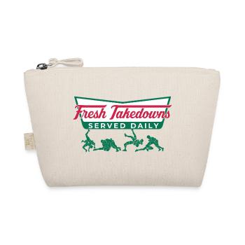 Täglich Fresh Takedowns – Wrestler-Geschenk - Bio-Täschchen - Natur - Vorne