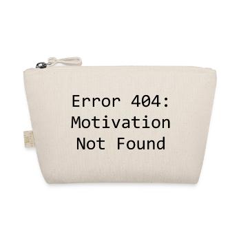 error 404: Motivation not found - Bio-Täschchen - Natur - Vorne