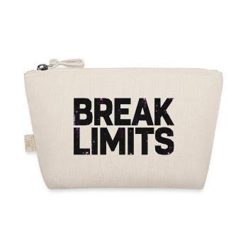 Break Limits fettgedruckter Text - Bio-Täschchen - Natur - Vorne
