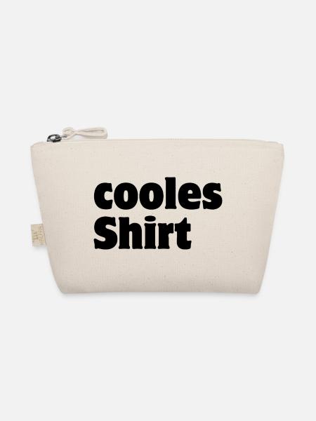 Cooles Shirt - Bio-Täschchen - Natur