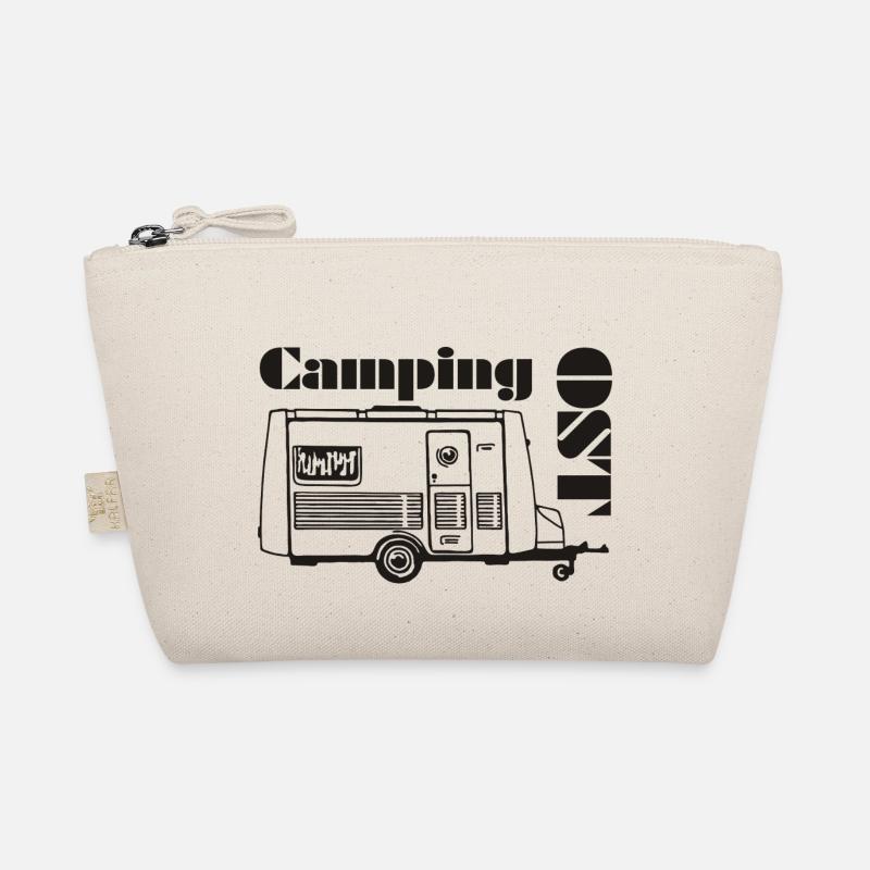 DDR Wohnwagen Intercamp - Bio-Täschchen - Natur