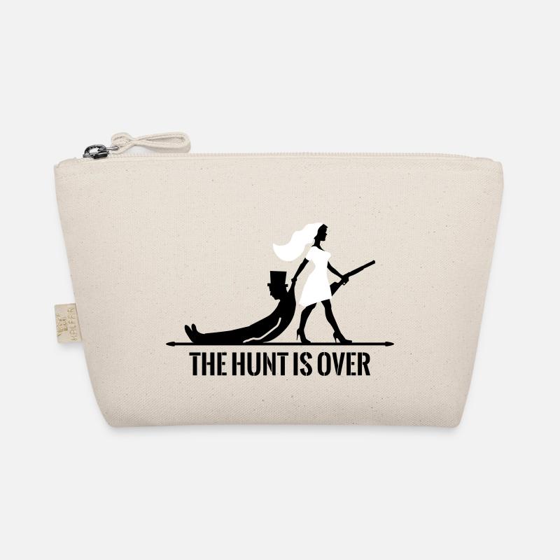 The hunt is over JGA Junggesellenabschied Party Organic Pouch