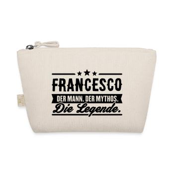 Mann Mythos Legende Francesco - Bio-Täschchen - Natur - Vorne