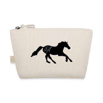 Tigerschecke  Appaloosa  Pferd Noriker Reiten - Bio-Täschchen - Natur - Vorne