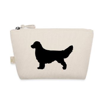 GOLDEN RETRIEVER Silhouette - Organic Pouch - nature - Front