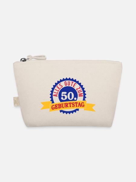 Joyeux 50e anniversaire Anniversaire - Trousse biologique - nature - Devant