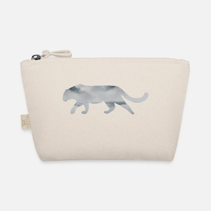 Schneeleopard Bio-Täschchen