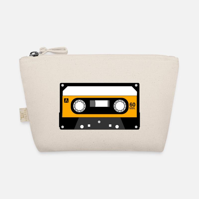 Music cassette design gift Organic Pouch