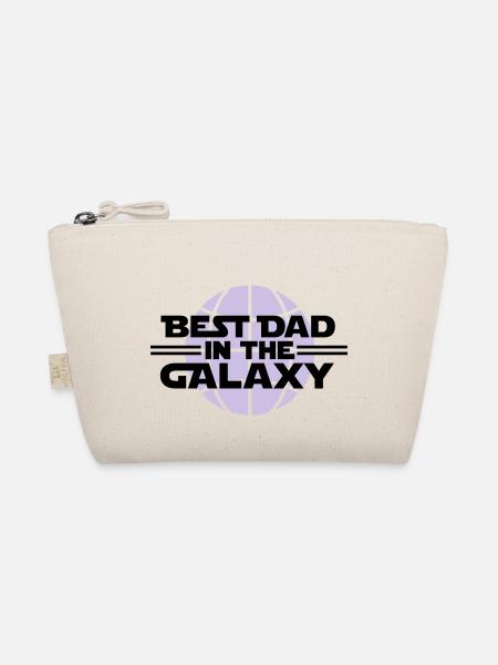 Best dad in he galaxy - Bio-Täschchen - Natur - Vorne