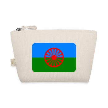 ROMANI FLAG round corner 400 dpi - Organic Pouch - nature - Front