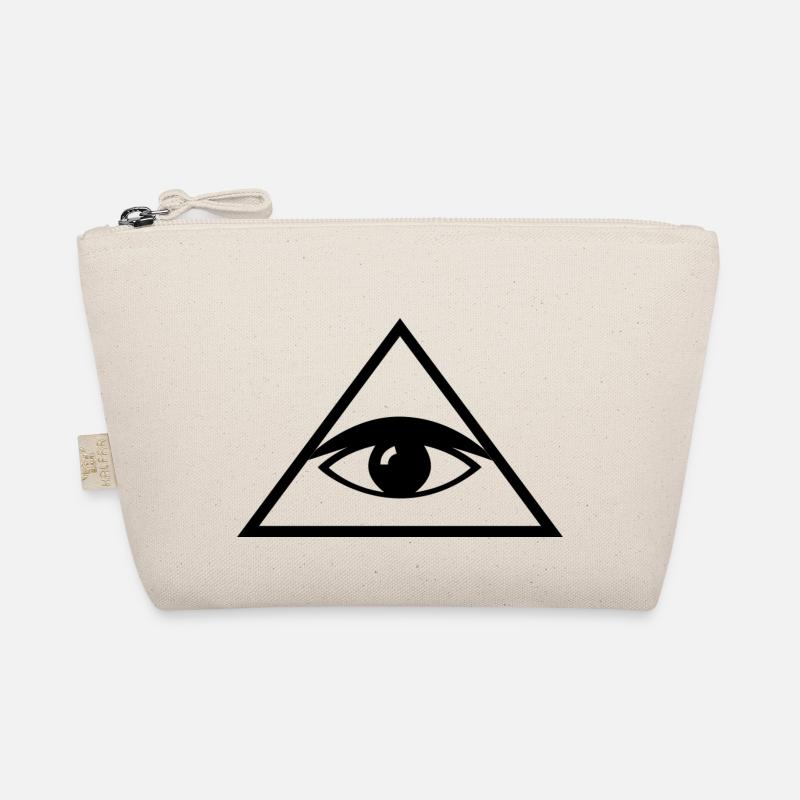 Illuminati Auge Geschenk Idee Bio-Täschchen