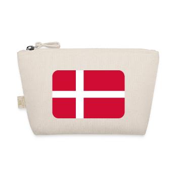 DENMARK FLAG round corner 400 dpi - Organic Pouch - nature - Front