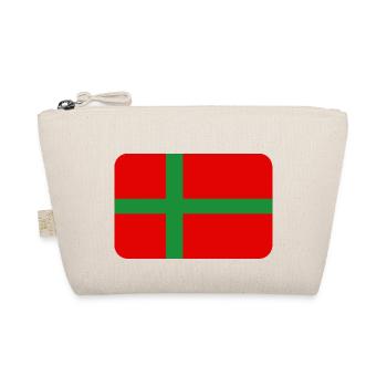 BORNHOLM FLAG round corner 400 dpi - Organic Pouch - nature - Front