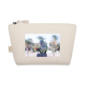 Monk Parrot - Organic Pouch - nature - Front