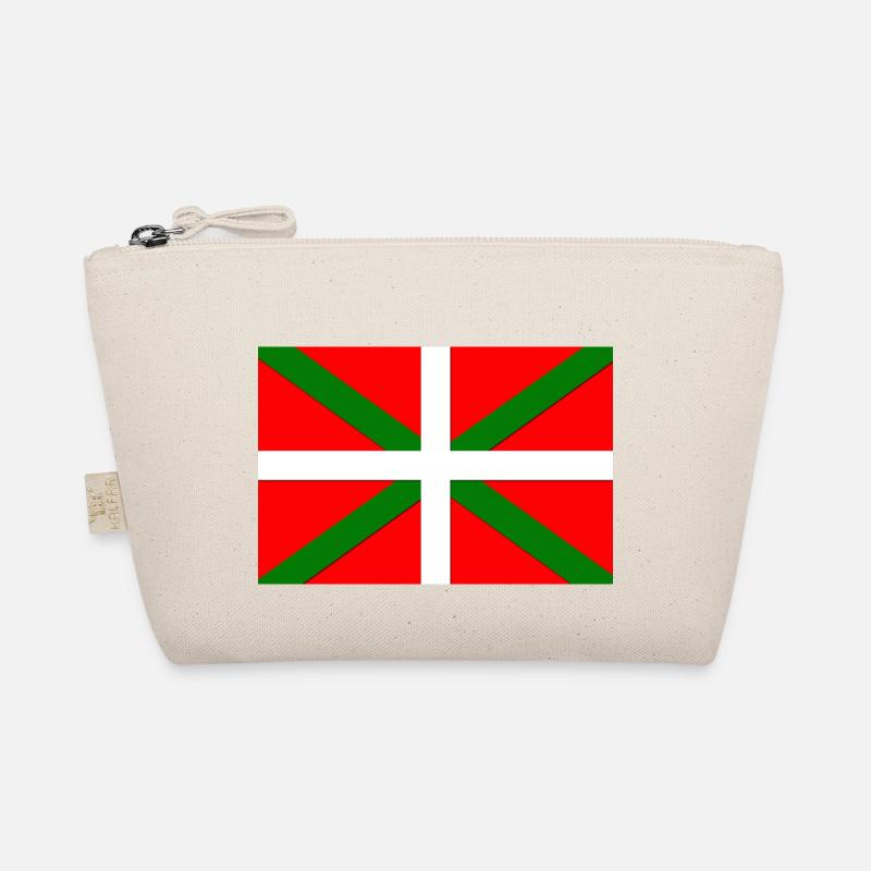 Baskische Flagge Bio-Täschchen