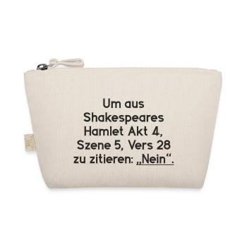 Shakespeare Hamlet NO - Organic Pouch - nature - Front
