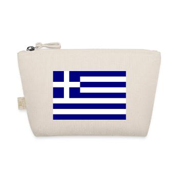 Griechenland Flagge - Bio-Täschchen - Natur - Vorne