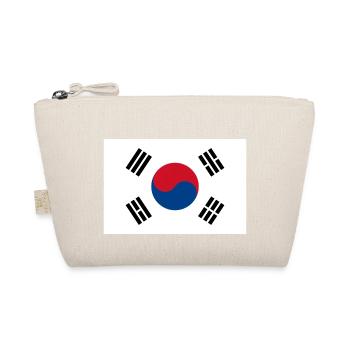 Südkorea-Flagge - Bio-Täschchen - Natur - Vorne