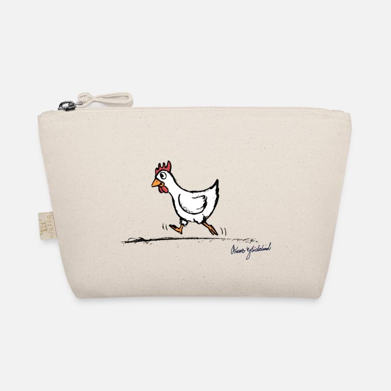 Huhn Berta - Bio-Täschchen - Natur