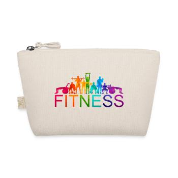 Vielfältige bunte Fitnesssportler - Bio-Täschchen - Natur - Vorne