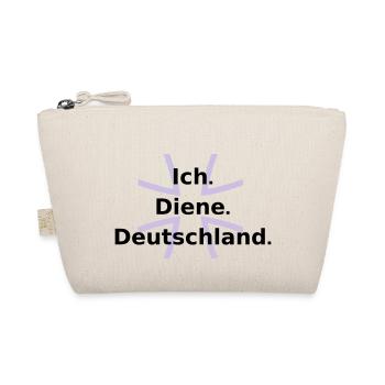 Ich. Diene. Deutschland. - Organic Pouch - nature - Front