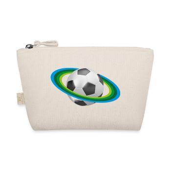 Football, Soccer, - Organic Pouch - nature - Front
