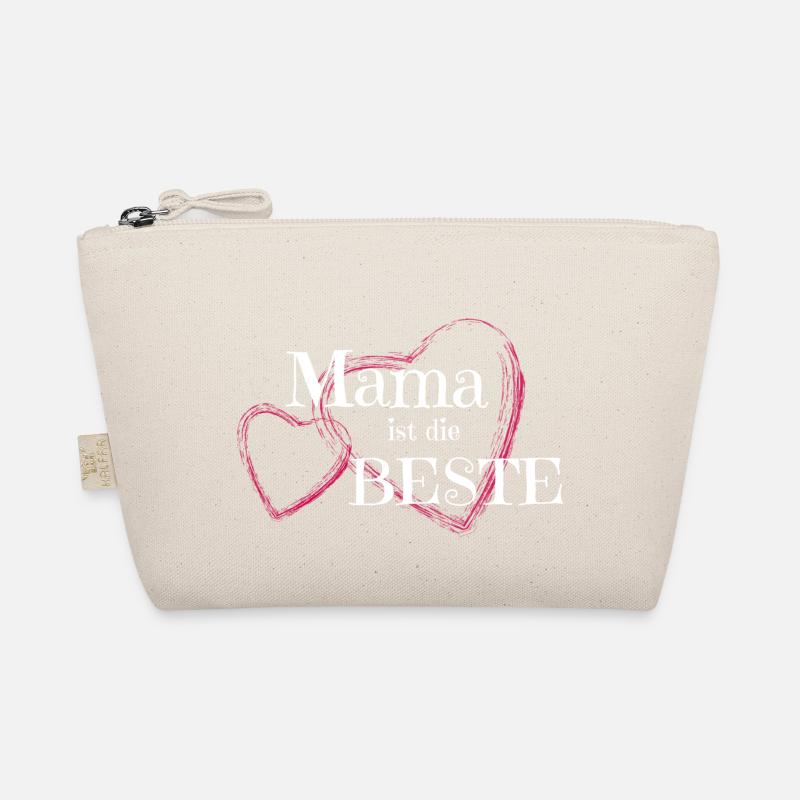 Super Mom Beste Mama Muttertag - Bio-Täschchen - Natur