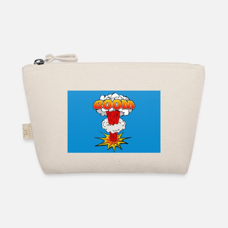 Boom Comic Explosion Lettering Symbol Poster Bio-Täschchen