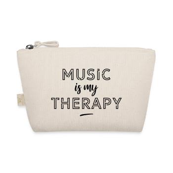 Music is my therapy - Organic Pouch - nature - Front