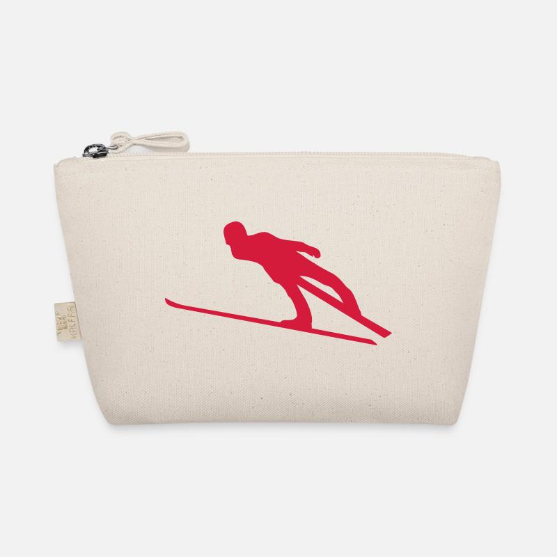 skispringer wintersport Bio-Täschchen