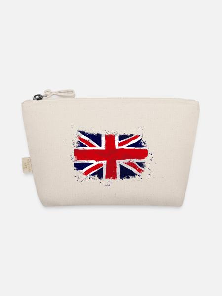 Union Jack - UK Flag - Bio-Täschchen - Natur