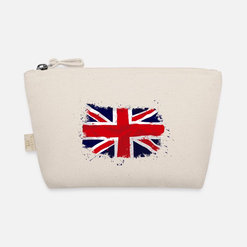 Union Jack - UK Flag - Bio-Täschchen - Natur