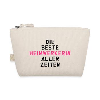 Heimwerker Heimwerkerin Heimwerken basteln Bastler - Bio-Täschchen - Natur - Vorne