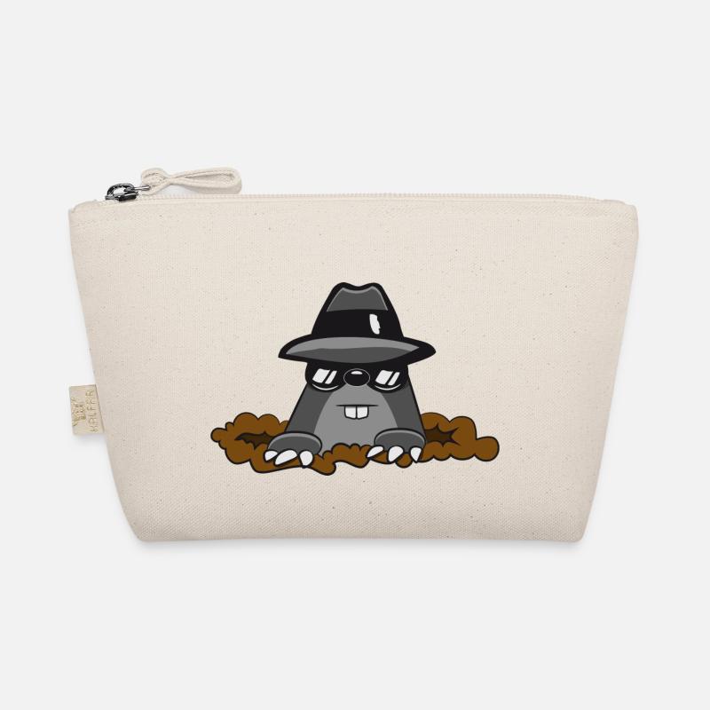 Mole earth mole hilarious agent secret s Organic Pouch